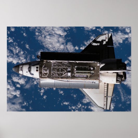 Space Shuttle Atlantis Poster (Voorkant)