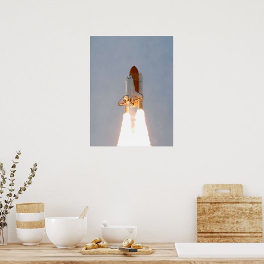 Space Shuttle Atlantis Poster (Keuken)