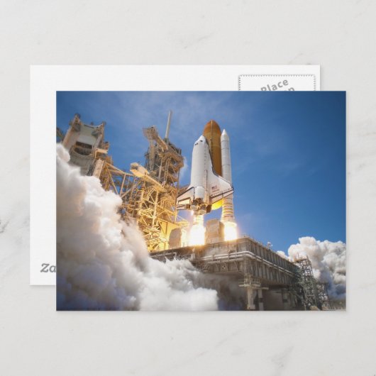 Space Shuttle Atlantis Start STS-132 Mission Briefkaart (Voorkant / Achterkant)