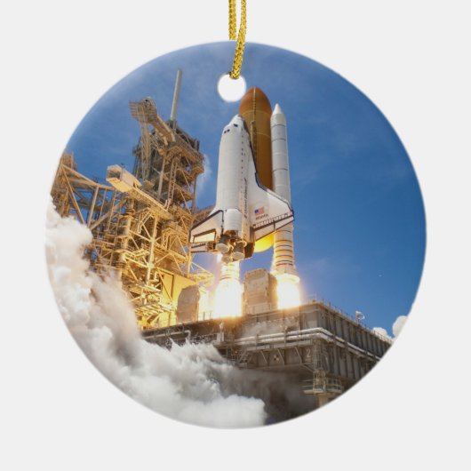 Space Shuttle Atlantis Start STS-132 Mission Keramisch Ornament (Voorkant)