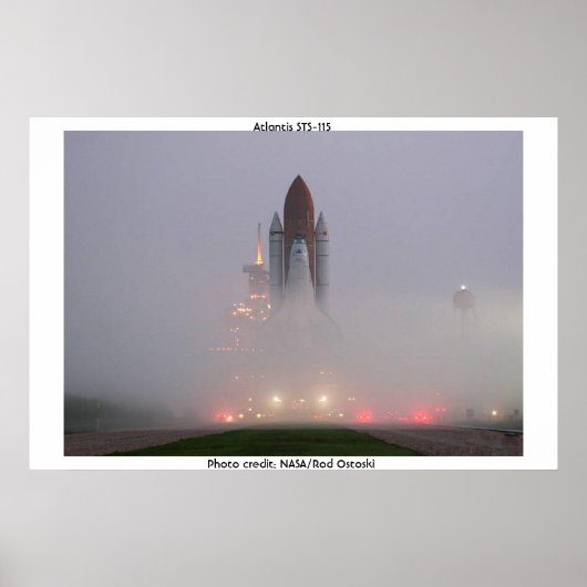Space Shuttle Atlantis - STS-115 Poster (Voorkant)