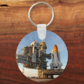 Space Shuttle Atlantis (STS-122) - lanceerpad Sleutelhanger (Voorkant)