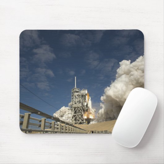 Space Shuttle Atlantis tilt af 20 Muismat (Met muis)