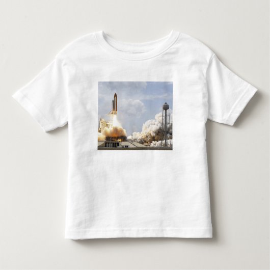 Space Shuttle Atlantis tilt af 21 Kinder Shirts (Voorkant)