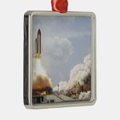 Space Shuttle Atlantis tilt af 21 Metalen Ornament (Rechts)