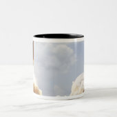 Space Shuttle Atlantis tilt af 21 Tweekleurige Koffiemok (Center)