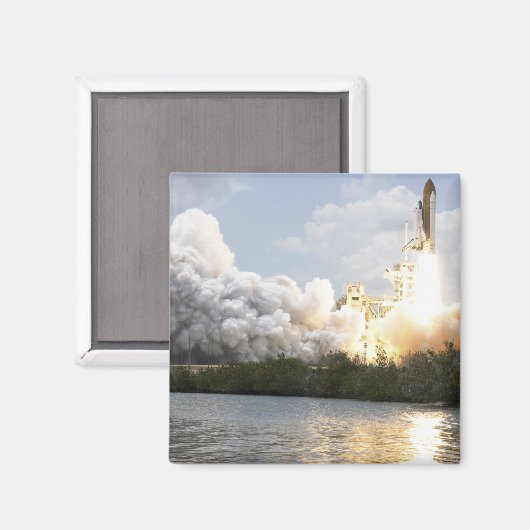 Space Shuttle Atlantis tilt af 22 Magneet (Voorkant / Achterkant)