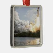 Space Shuttle Atlantis tilt af 22 Metalen Ornament (Rechts)