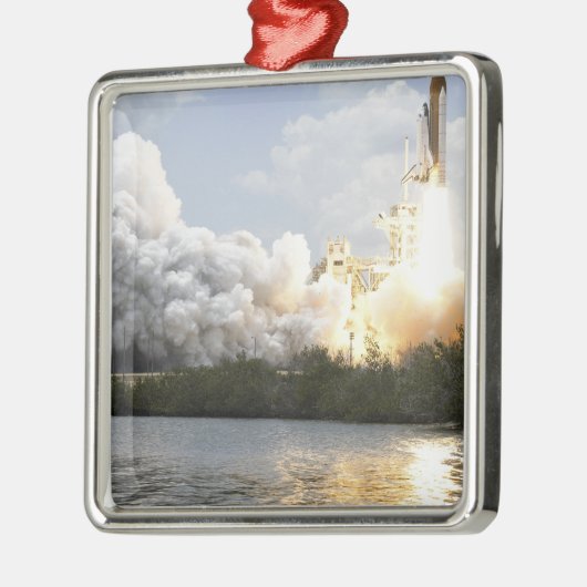 Space Shuttle Atlantis tilt af 22 Metalen Ornament (Links)