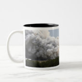 Space Shuttle Atlantis tilt af 22 Tweekleurige Koffiemok (Links)