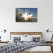 Space Shuttle Atlantis tilt af 24 Canvas Afdruk (Insitu (Slaapkamer))