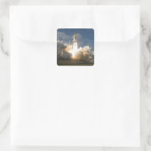 Space Shuttle Atlantis tilt af 24 Vierkante Sticker (Tas)
