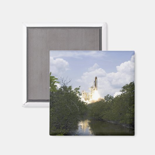 Space Shuttle Atlantis tilt af 25 Magneet (Voorkant / Achterkant)