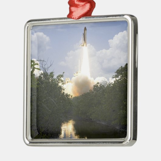 Space Shuttle Atlantis tilt af 26 Metalen Ornament (Links)