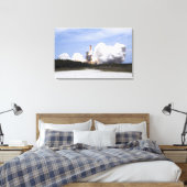 Space Shuttle Atlantis tilt af 27 Canvas Afdruk (Insitu (Slaapkamer))