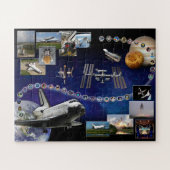 Space Shuttle Atlantis Tribute Jigzaag Puzzle Legpuzzel (Horizontaal)