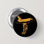 Space Shuttle Bomber Button (Voorkant /achterkant)