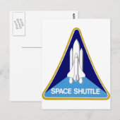 SPACE SHUTTLE BRIEFKAART (Voorkant / Achterkant)