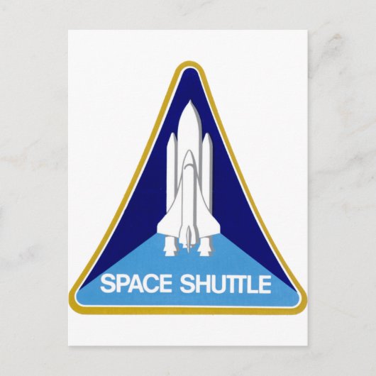 SPACE SHUTTLE BRIEFKAART (Voorkant)