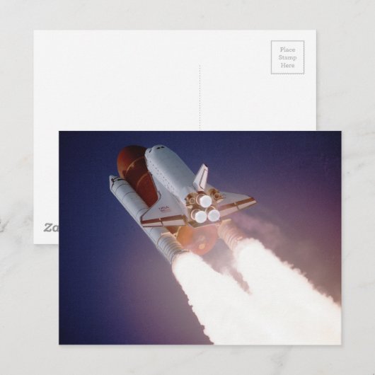 Space Shuttle Briefkaart (Voorkant / Achterkant)