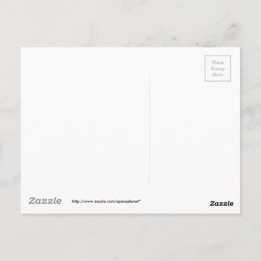 Space Shuttle Briefkaart (Achterkant)