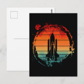 SPACE SHUTTLE  BRIEFKAART (Voorkant / Achterkant)