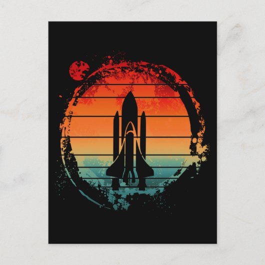 SPACE SHUTTLE  BRIEFKAART (Voorkant)