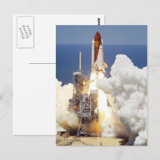 Space Shuttle Briefkaart (Voorkant / Achterkant)