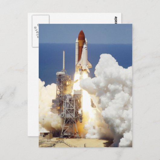 Space Shuttle Briefkaart (Voorkant / Achterkant)