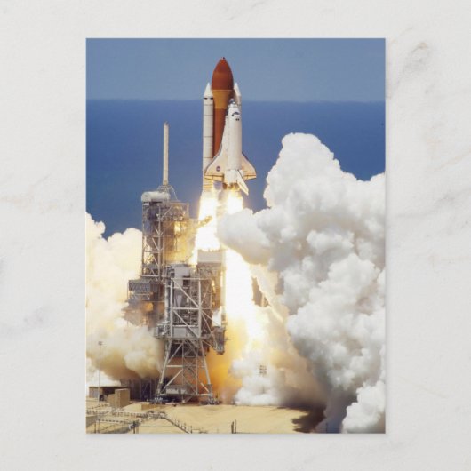 Space Shuttle Briefkaart (Voorkant)