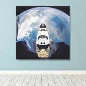 Space Shuttle Canvas Afdruk (Insitu (Houten vloer))