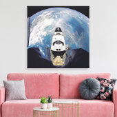 Space Shuttle Canvas Afdruk (Insitu (Woonkamer))