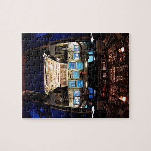 Space Shuttle Cockpit Legpuzzel (Horizontaal)