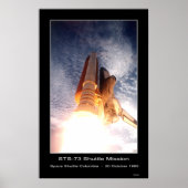 Space Shuttle Columbia Lift-off - STS - 73 Poster (Voorkant)