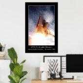 Space Shuttle Columbia Lift-off - STS - 73 Poster (Thuiskantoor)