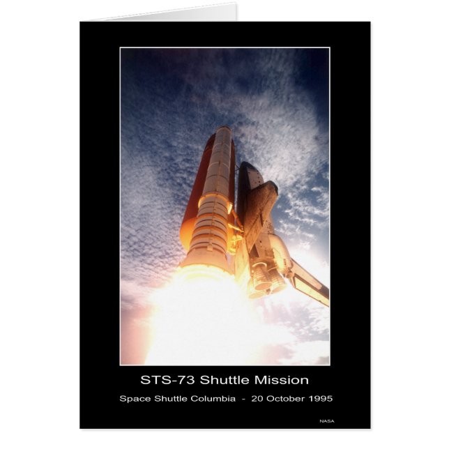Space Shuttle Columbia Lift-off - STS-73 Shuttle M (Voorkant)