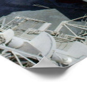 Space Shuttle Columbia op de lanceringspad Poster (Hoek)