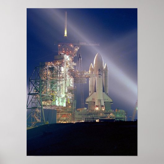 Space Shuttle Columbia Poster (Voorkant)