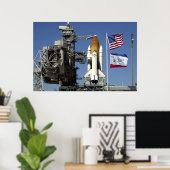 Space Shuttle Columbia Preps Poster (Thuiskantoor)