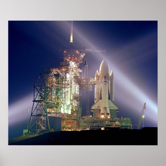 Space Shuttle Columbia (STS-1) Poster (Voorkant)