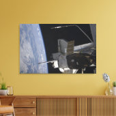 Space Shuttle Discovery 10 Canvas Afdruk (Insitu (Woonkamer))