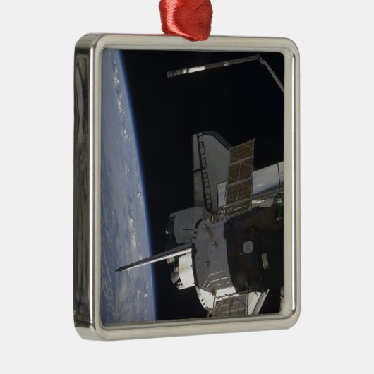 Space Shuttle Discovery 10 Metalen Ornament (Rechts)