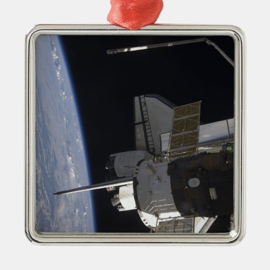 Space Shuttle Discovery 10 Metalen Ornament (Voorkant)