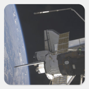 Space Shuttle Discovery 10 Vierkante Sticker
