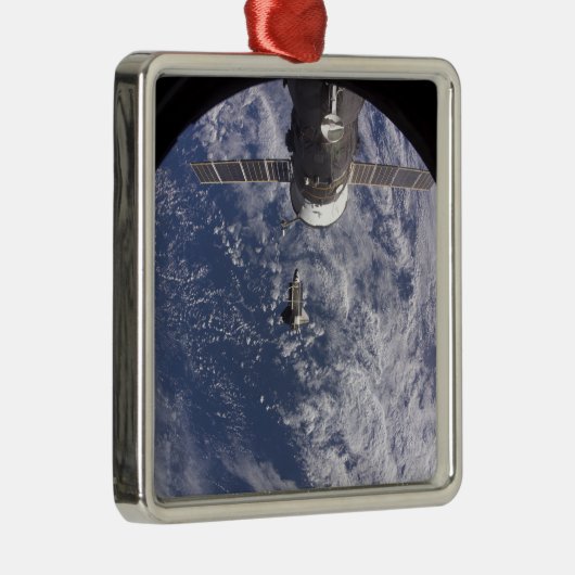 Space Shuttle Discovery 11 Metalen Ornament (Rechts)