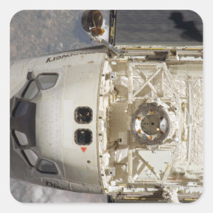 Space Shuttle Discovery 12 Vierkante Sticker