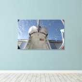 Space Shuttle Discovery 13 Canvas Afdruk (Insitu (Houten vloer))