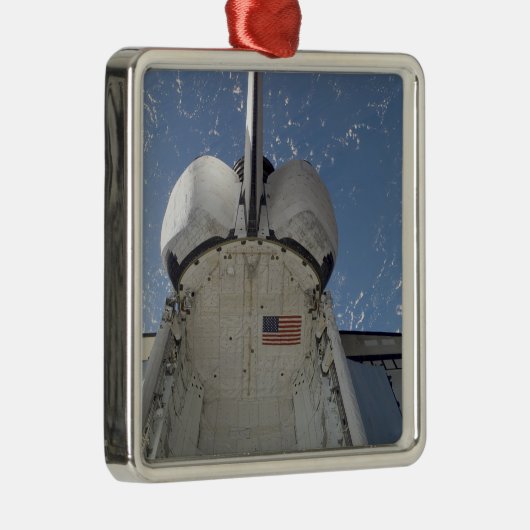 Space Shuttle Discovery 13 Metalen Ornament (Rechts)