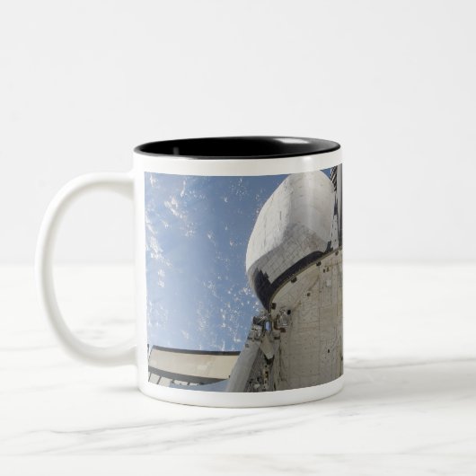 Space Shuttle Discovery 13 Tweekleurige Koffiemok (Links)