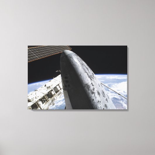 Space Shuttle Discovery 14 Canvas Afdruk (Voorkant)